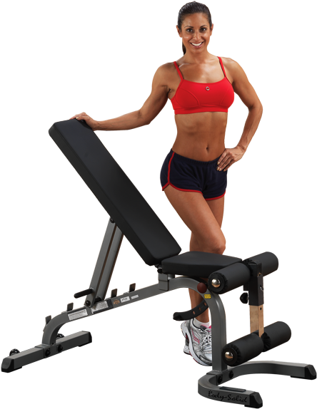 Body Solid Flat Incline Decline Bench (600x600), Png Download