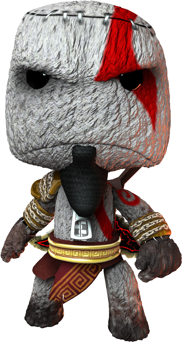 Sackboy Of War (900x1200), Png Download