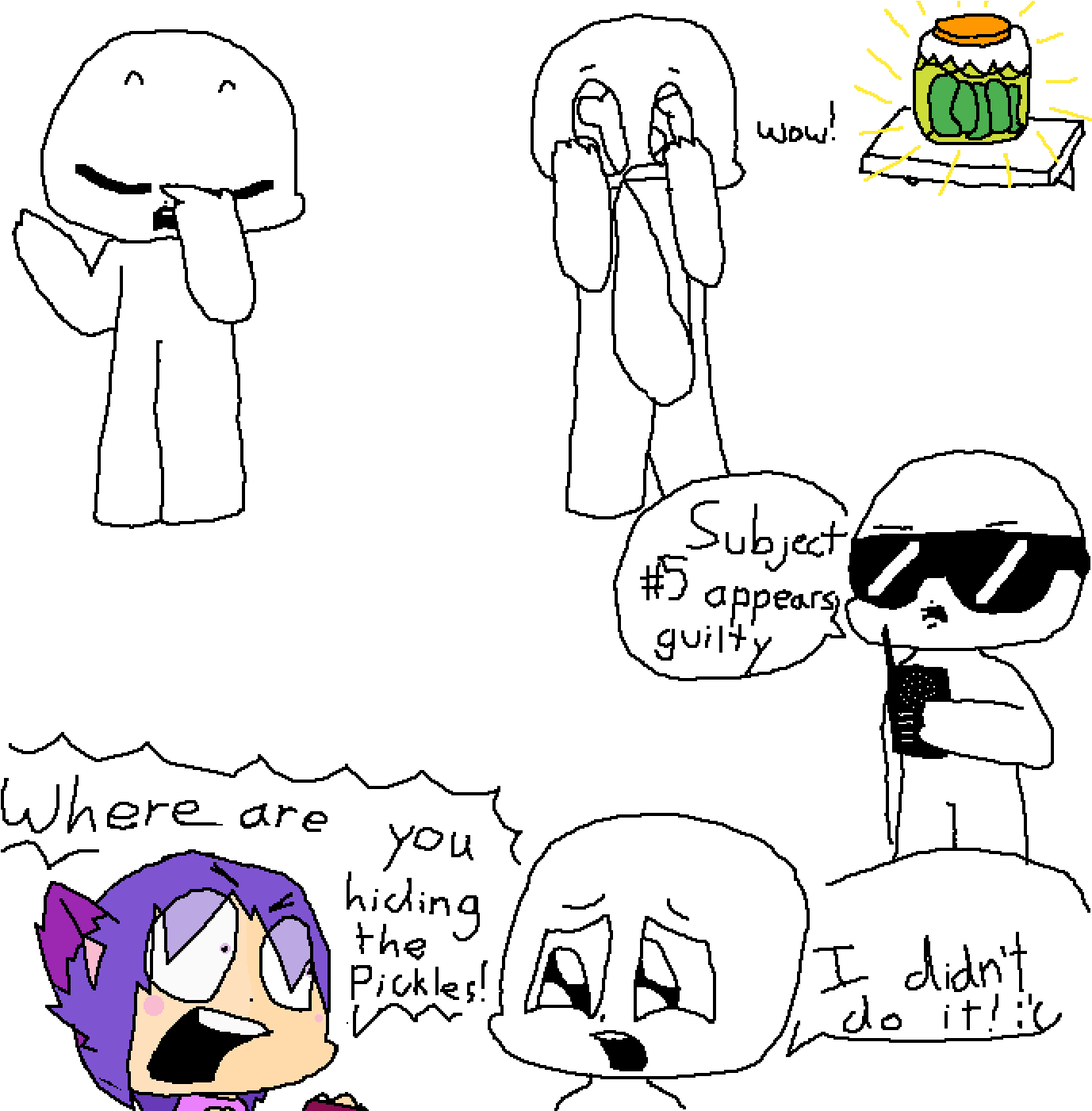 Wut Can I Say I Luv Pickles Xd (1400x1400), Png Download