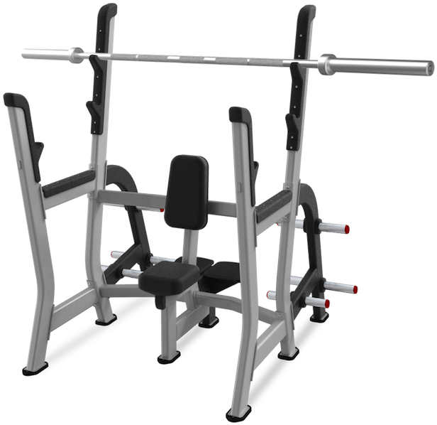 Nautilus Inspiration Ip Bench Olympic Military Press (800x728), Png Download