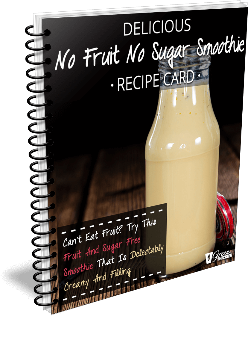 Delicious No Fruit No Sugar Smoothie Recipe Card (836x1155), Png Download
