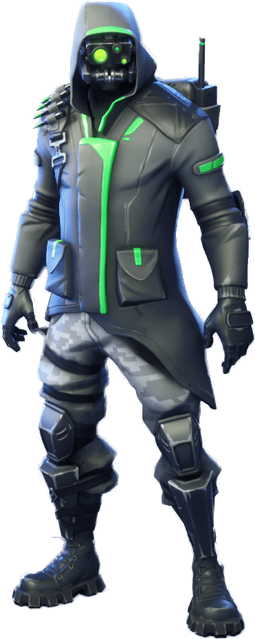 Fortnite Png Skull Trooper Skin (1100x1100), Png Download