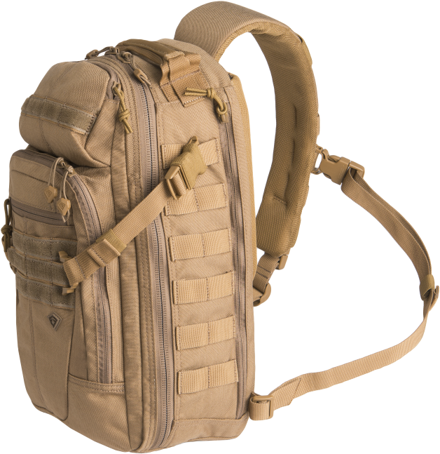 180011 Crosshatch Sling Pack Coyote 3 (800x1200), Png Download