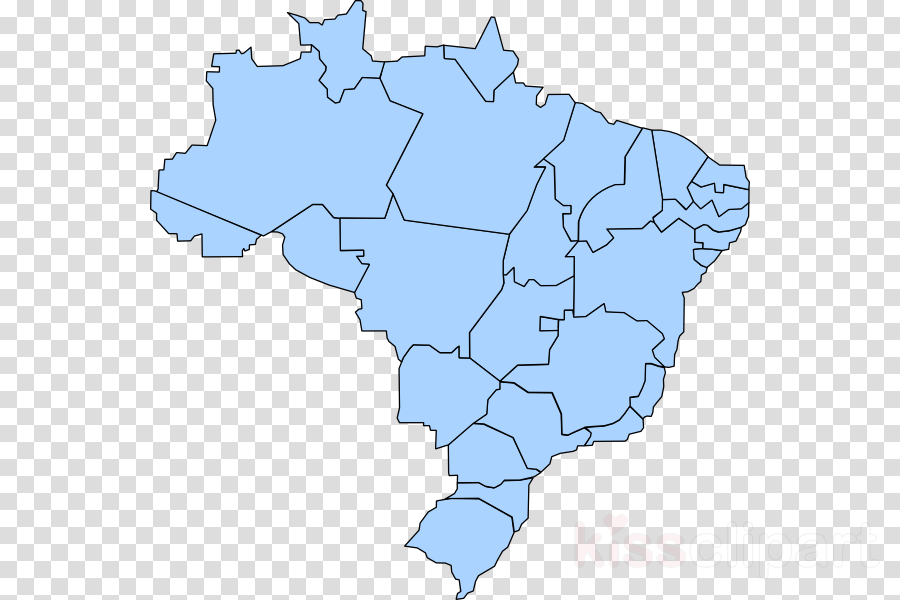 Clip Art Clipart Brazil Map Clip Art (900x600), Png Download