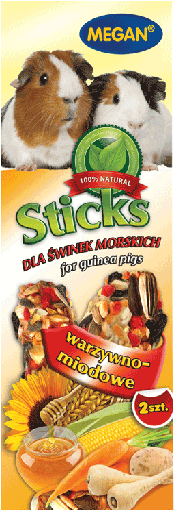 Sticks For Guinea Pig With Vegtables & Honey By Megan (1000x1000), Png Download