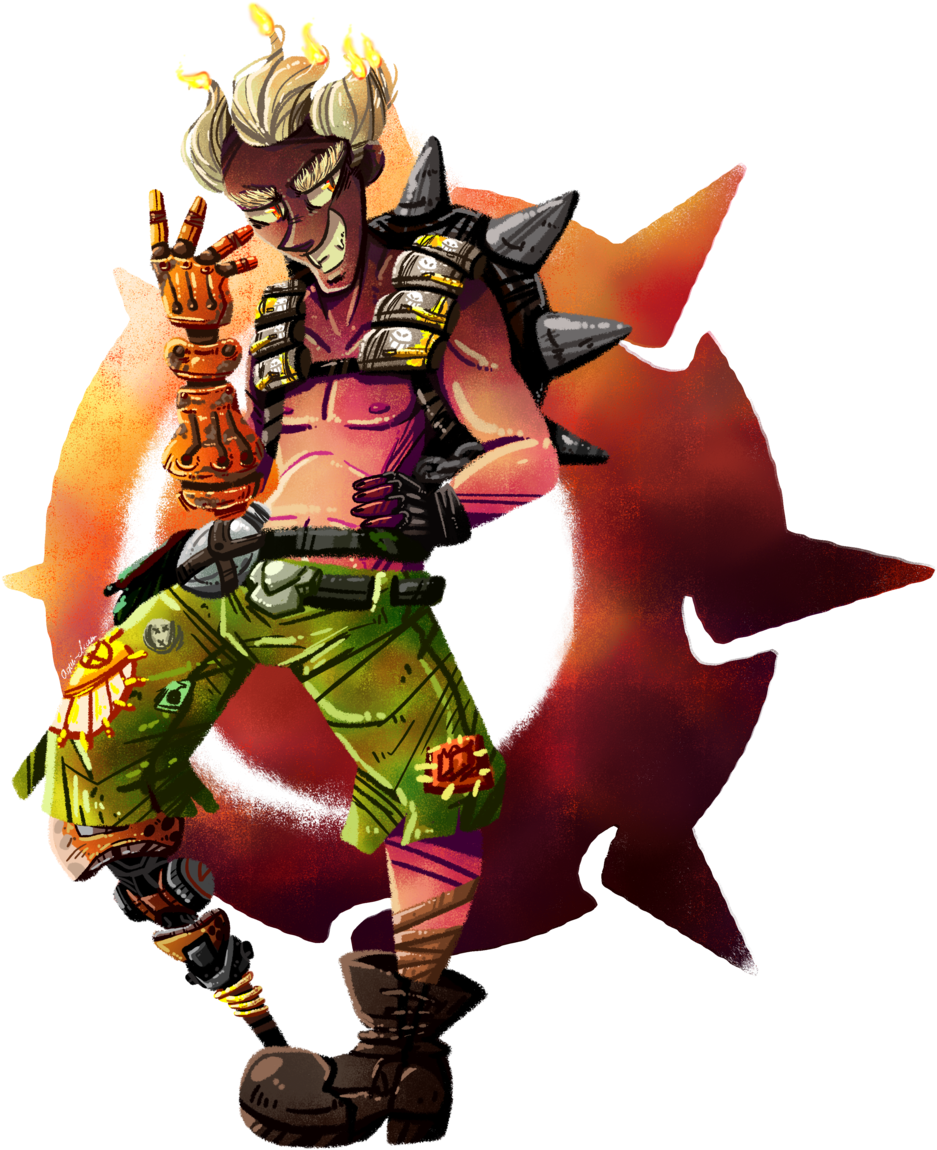 Junkrat Transparent Png (1024x1250), Png Download