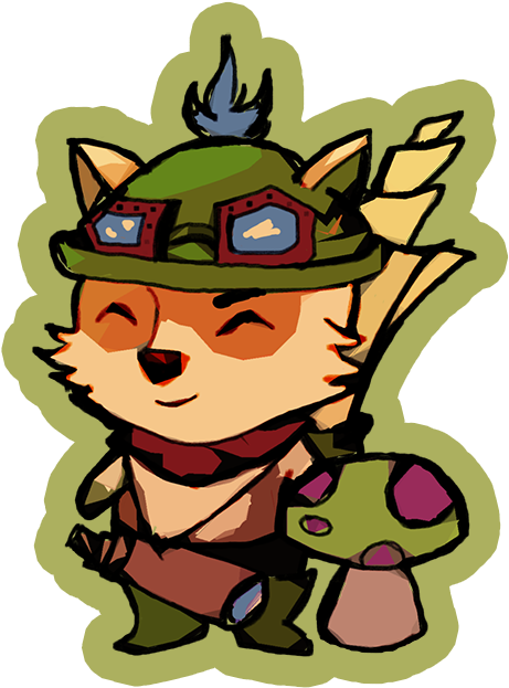 League Of Legends Lulu The Fae Sorceress Gnar Teemo (500x652), Png Download