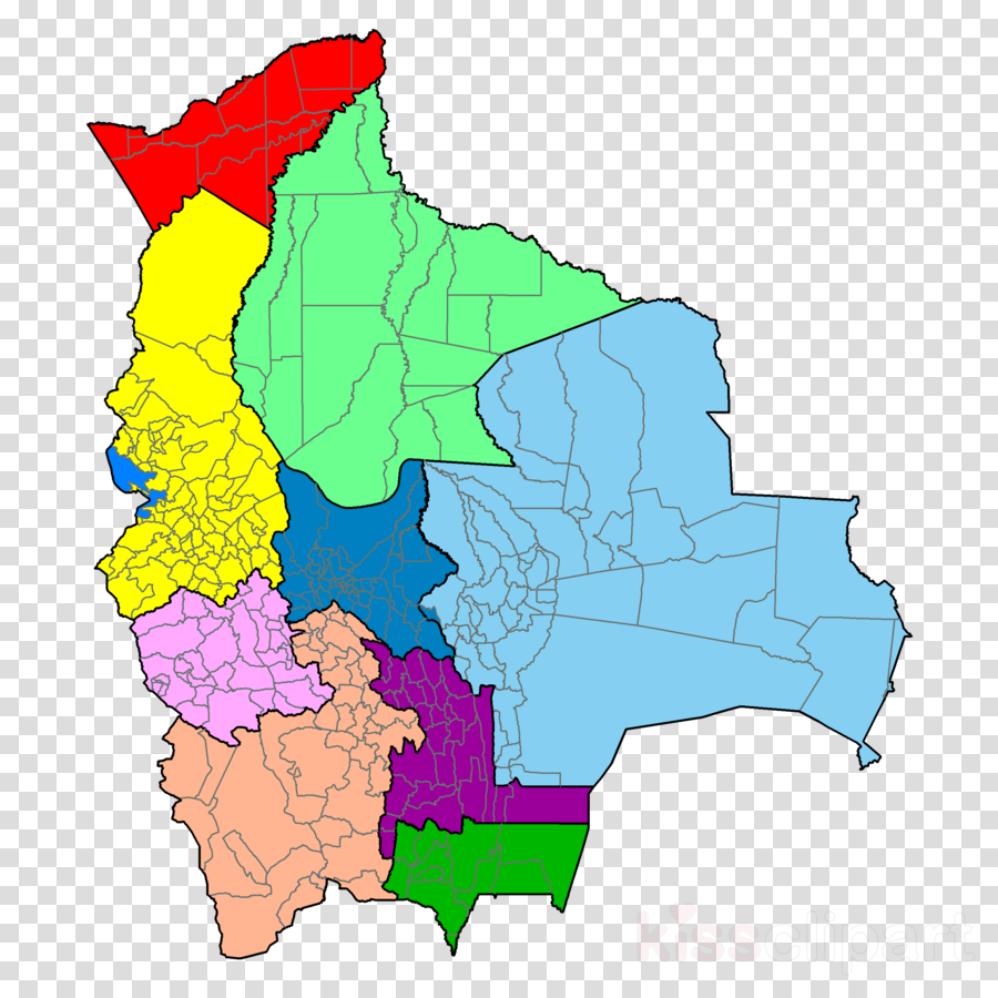 Mapa De Bolivia Sin Fondo Clipart Santa Cruz De La (900x900), Png Download