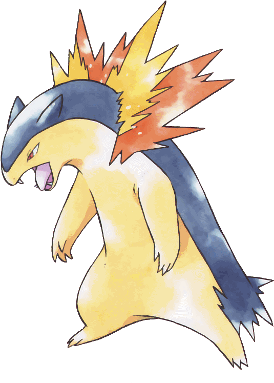 Typhlosion Old Pokemon, First Pokemon, Pokemon Pins, (560x758), Png Download