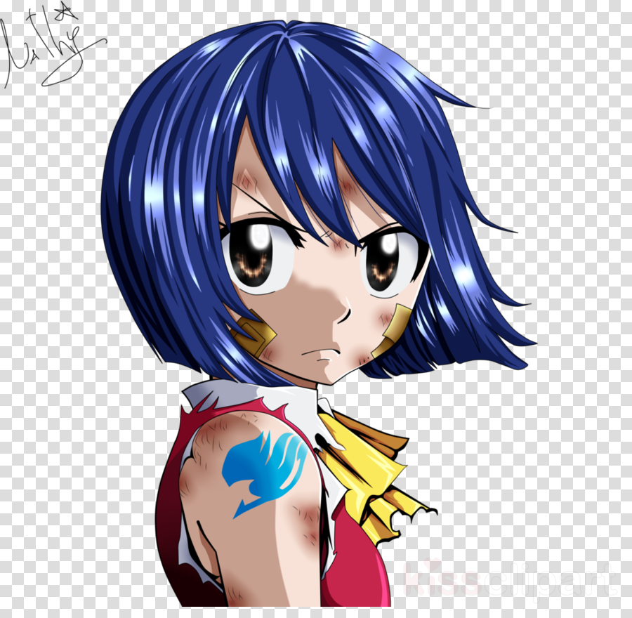 Wendy Fairy Tail Short Hair Clipart Wendy Marvell Juvia (900x880), Png Download
