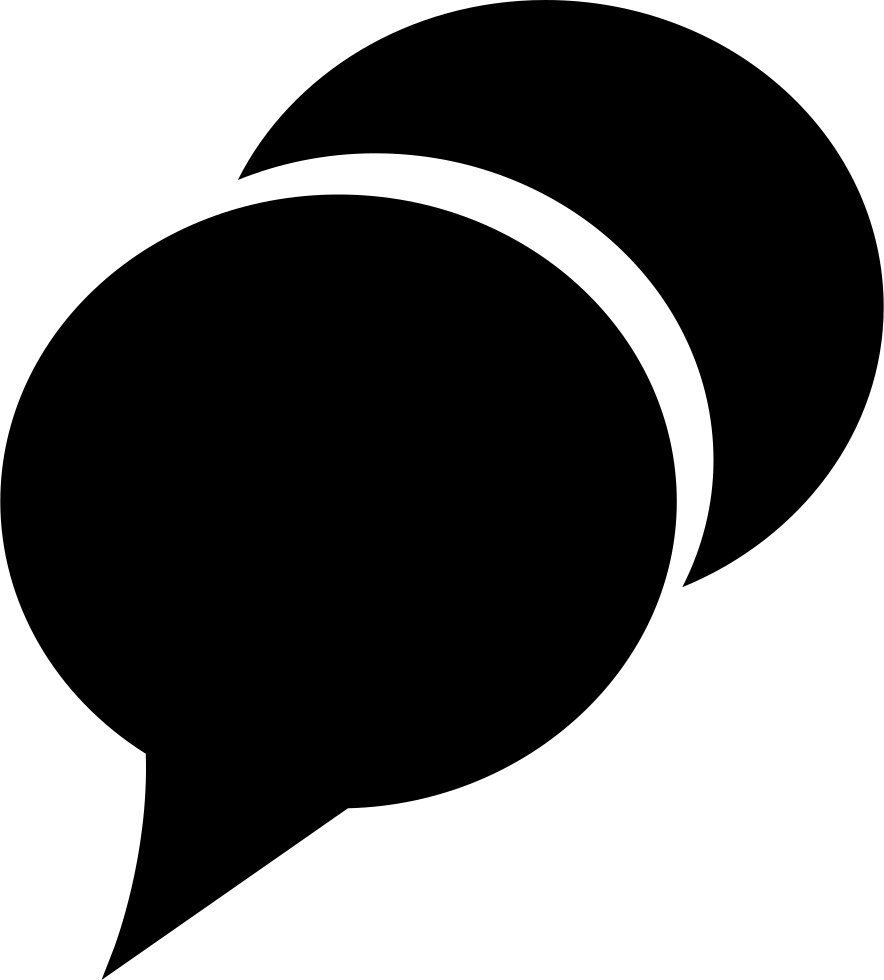 Chat Bubbles Comments (884x980), Png Download