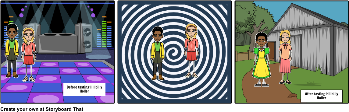 Hillbilly Holler Storyboard (1164x385), Png Download