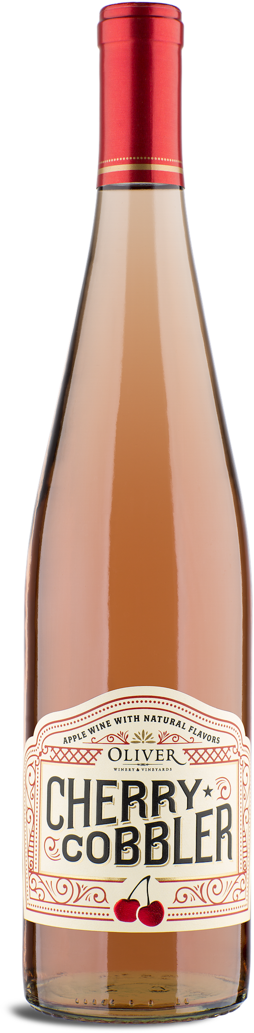 Oliver Winery Cherry Cobbler (642x2220), Png Download