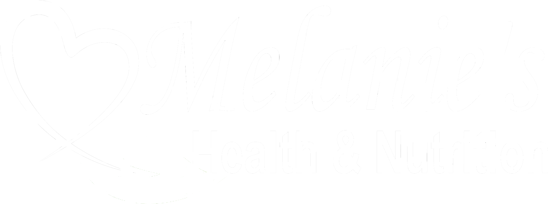 Cropped Melanies Health Logo White 768 N Main Melanie's (1934x728), Png Download