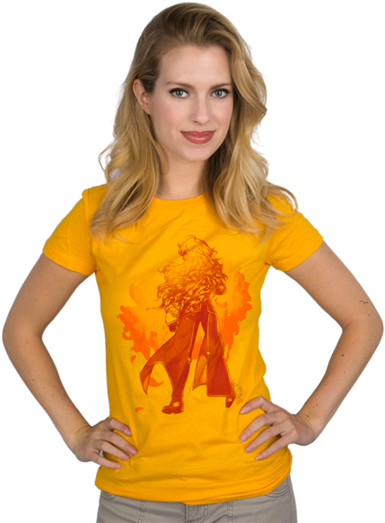 Rwby Vintage Yang Xiao Long Women's Tee (600x600), Png Download