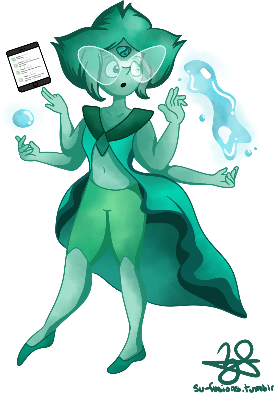 Peridot & Lapis Lazuli Lapis And Peridot, Lapis Lazuli, (1280x1707), Png Download