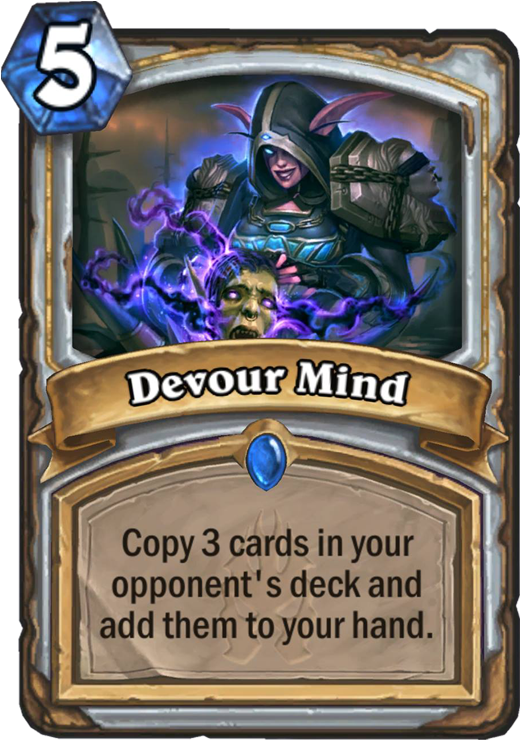 Devour Mind Card (567x811), Png Download
