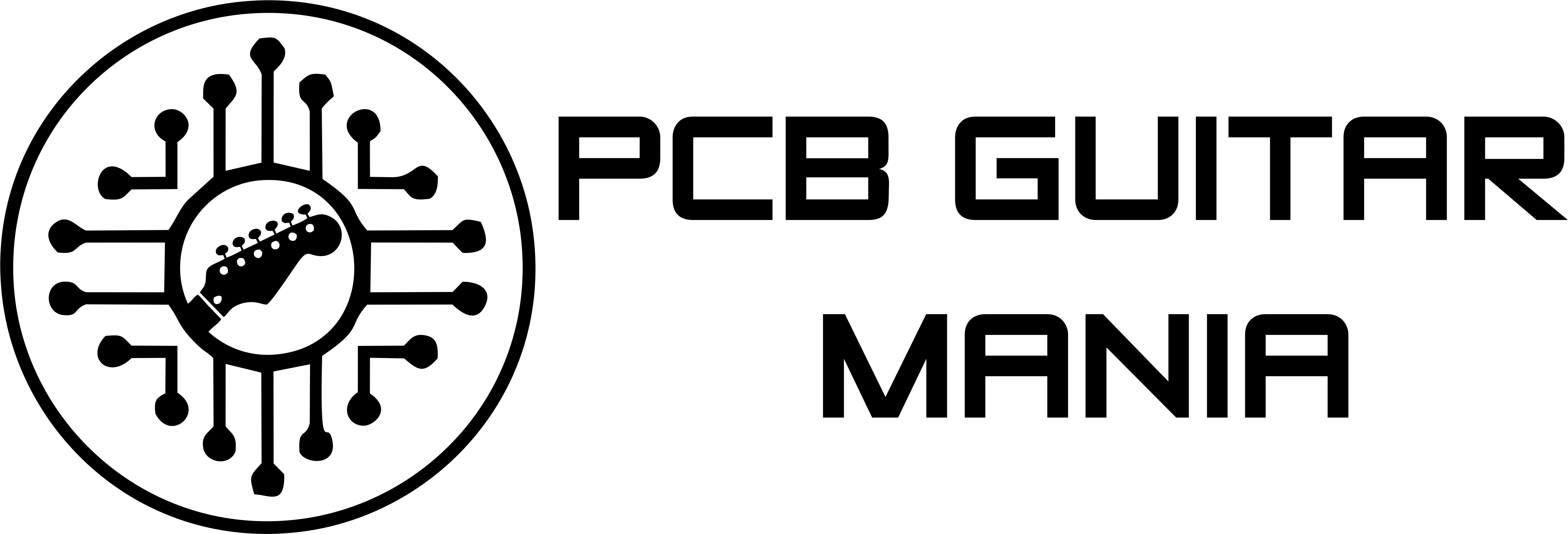 Pcb Guitar Mania (6075x2071), Png Download