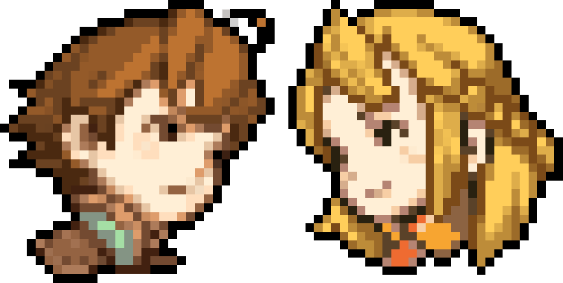 Image Result For 16 Bit Sprites Character Campo, Arte (820x412), Png Download