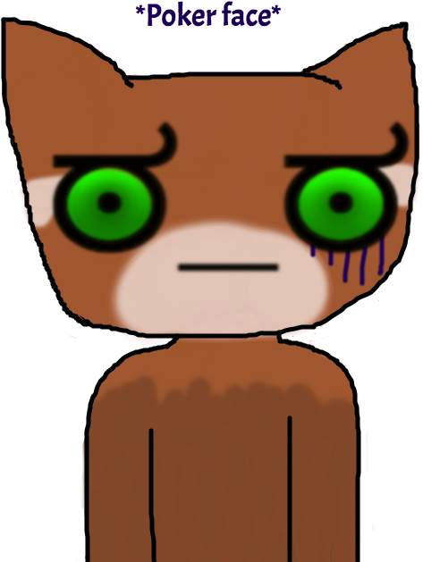 Redpokerface (700x694), Png Download