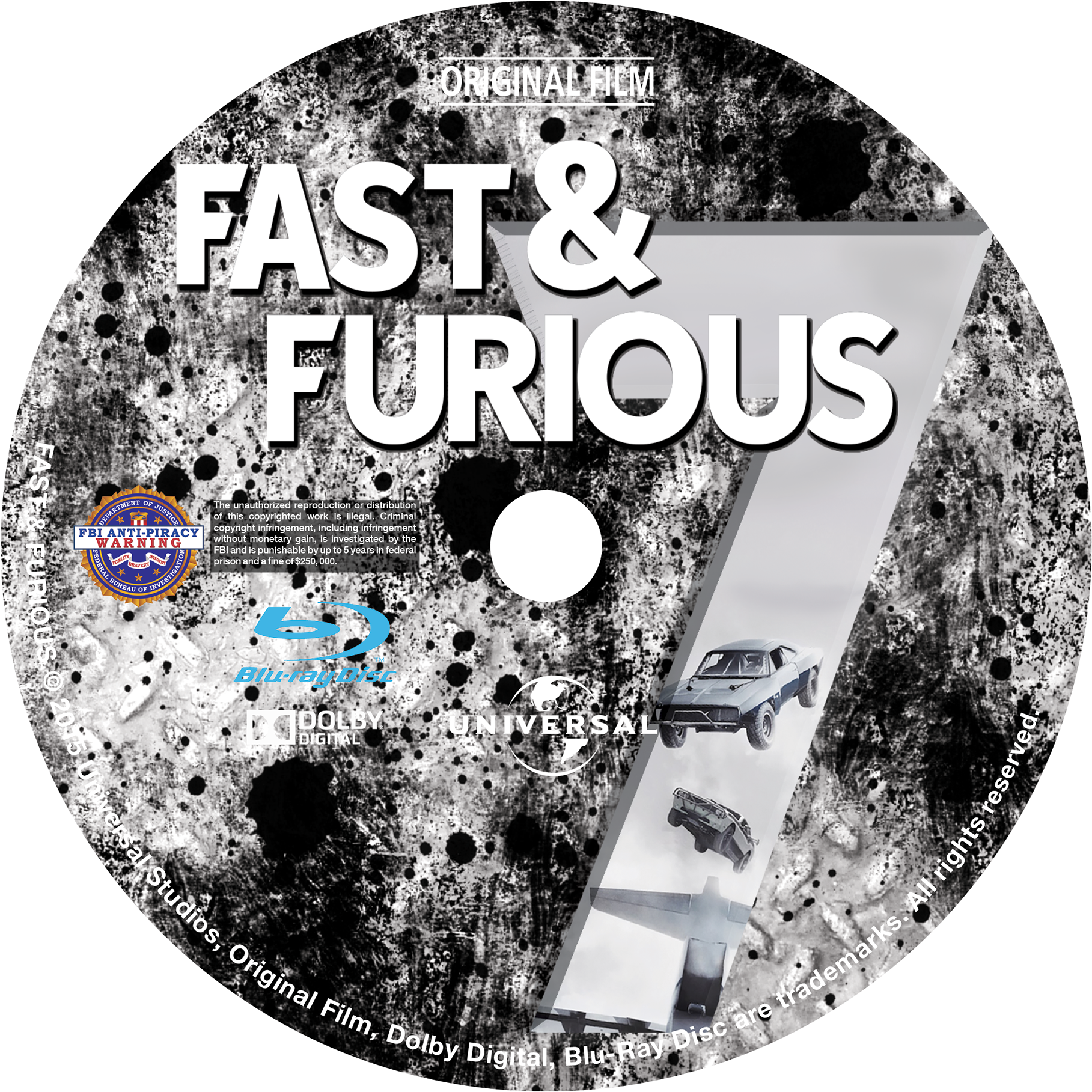 Blu-ray Disc Label (1920x1920), Png Download
