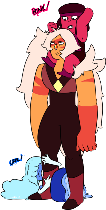 This Is What It Would Be Like If Ruby And Sapphire (433x750), Png Download