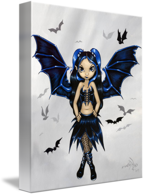 "bat Wings" By Jasmine Becket-griffith, Celebration (480x650), Png Download