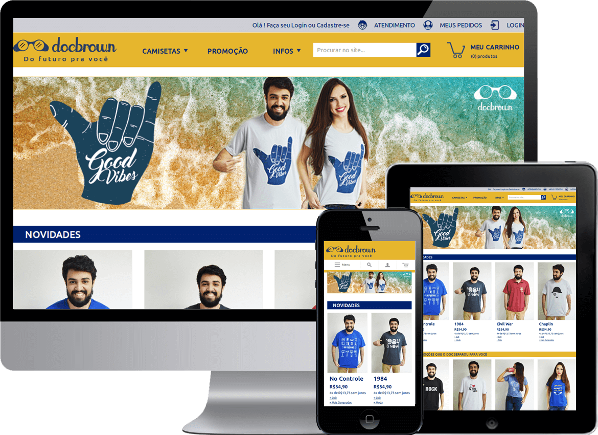 Loja Virtual Magento Responsivo (1170x850), Png Download