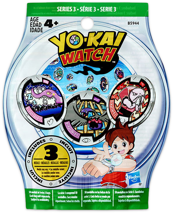 Yo-kai Watch Medals Series (592x728), Png Download