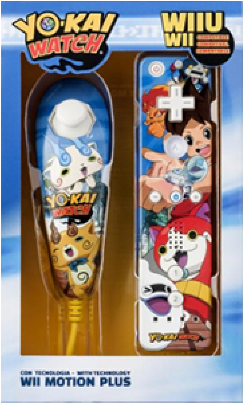 Wii Remote Pack Yo-kai Watch (800x800), Png Download
