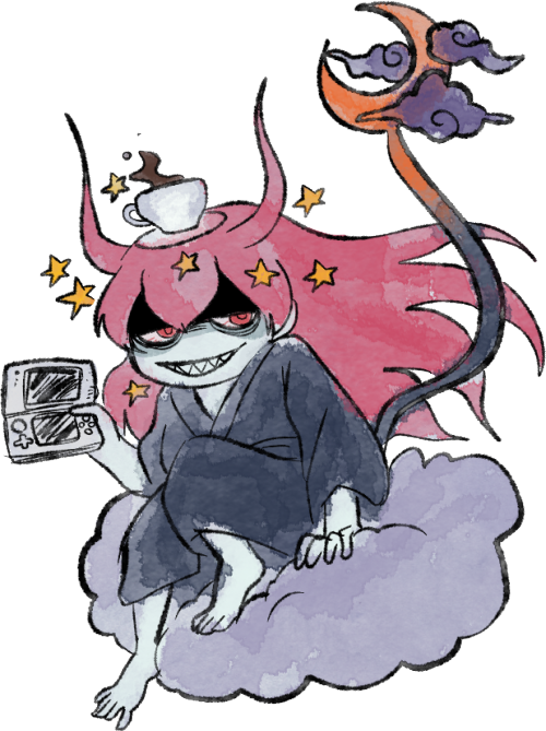 Assorted Yokai Drawings (500x669), Png Download