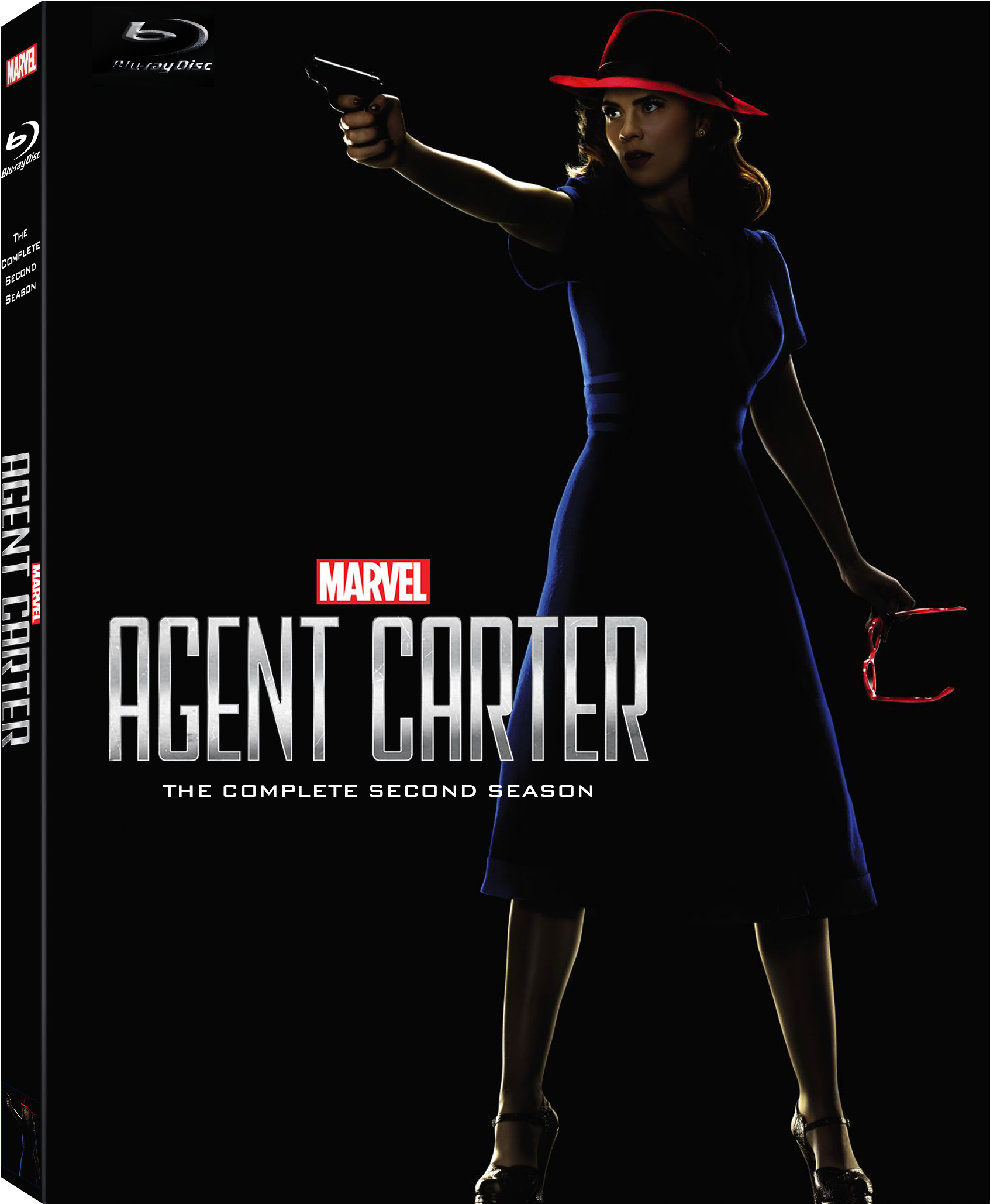 Agent Carter Season Blu Ray Us Concept Marvelstudios (1877x2591), Png Download