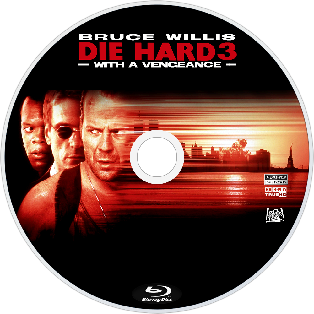 With A Vengeance Bluray Disc Image (1000x1000), Png Download