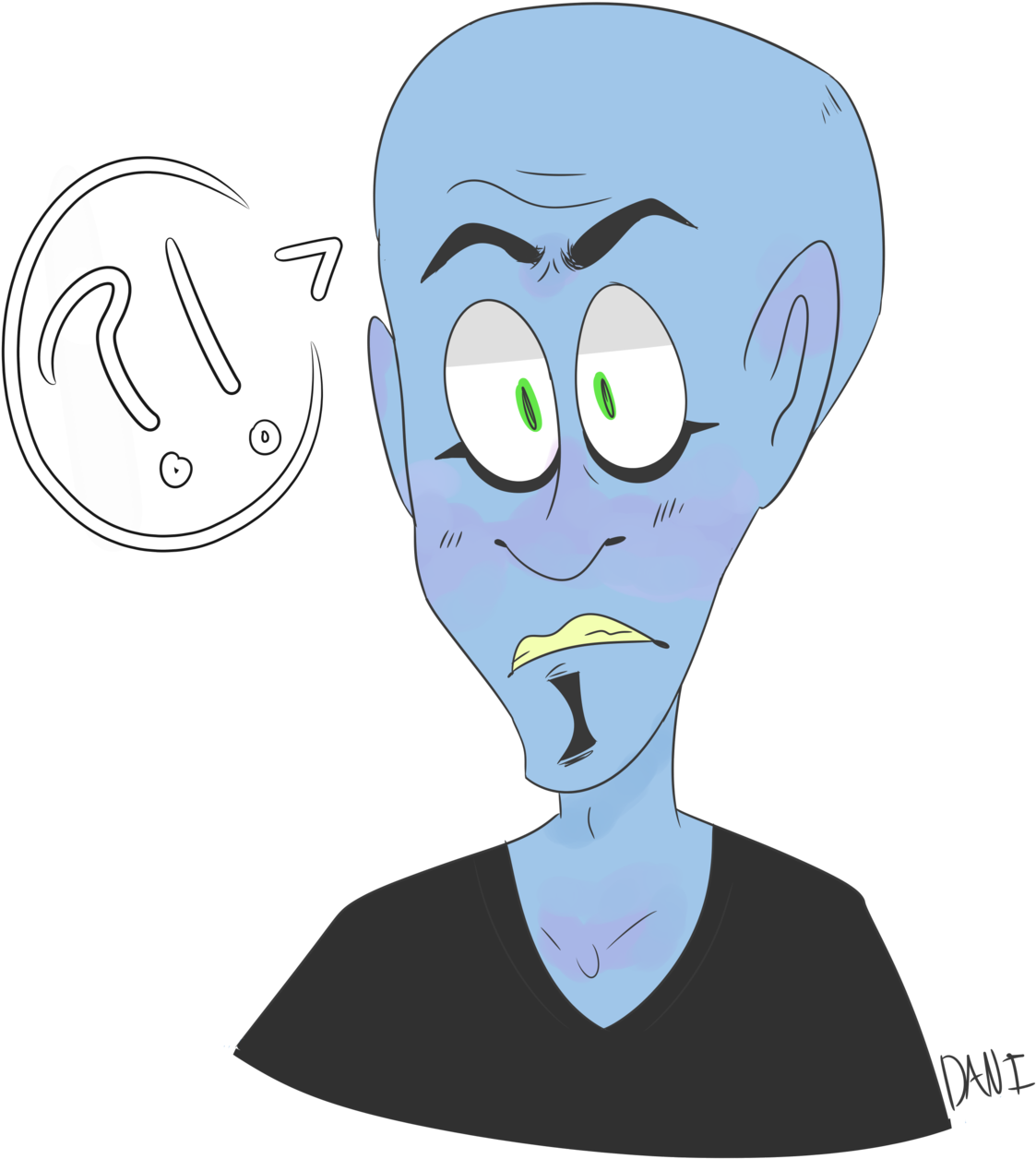 Even More Megamind Gayamyrose-art (1280x1397), Png Download
