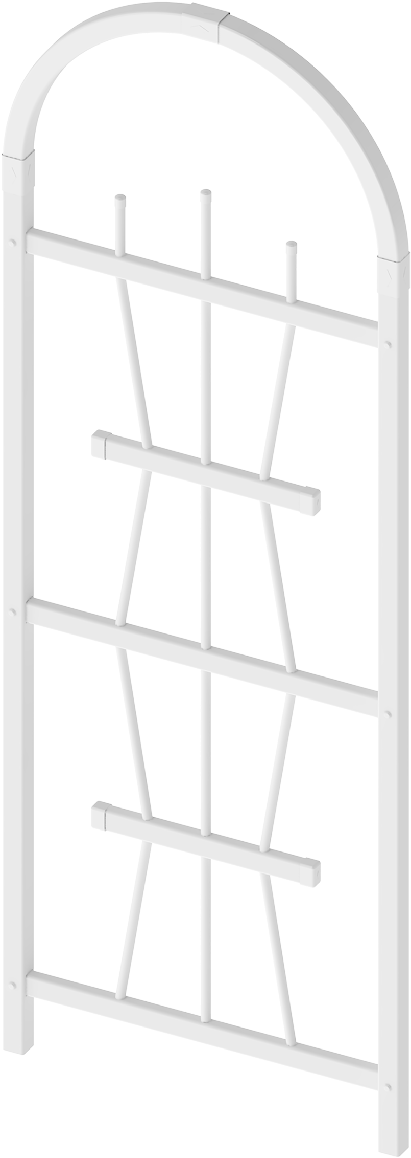 Arch Top Trellis (1395x2511), Png Download
