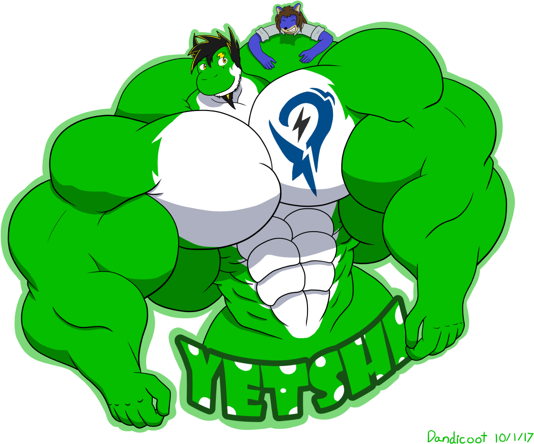 Overpumped Yetshi (1093x900), Png Download