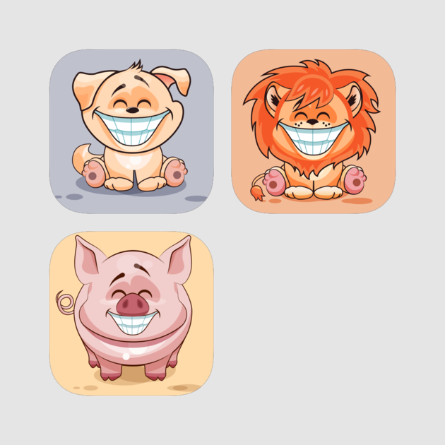Emoji Animals Bundle 1 On The App Store (630x630), Png Download