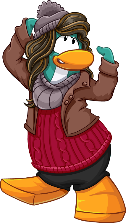Club Penguin Cutouts (426x752), Png Download