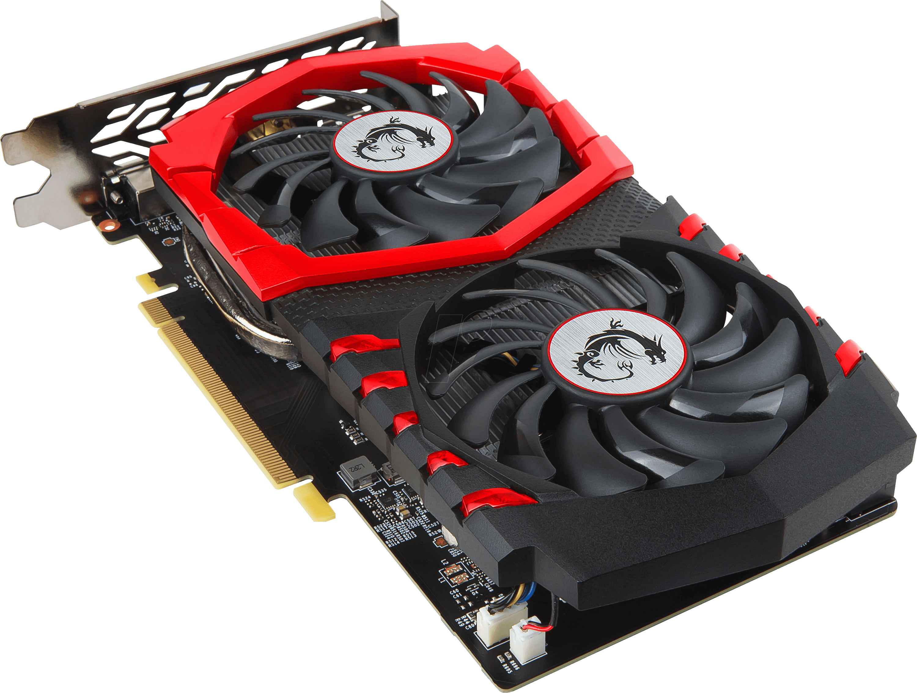 Msi Gf Gtx 1050 2 Gb Active (3000x2269), Png Download