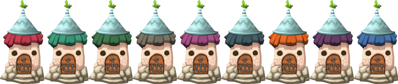 Pirate House Buccaneers House Level 1 Colors (1521x322), Png Download