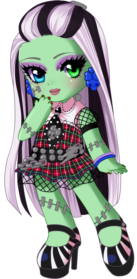Frankie Stein By Apricot-crown You Monster, Monster (500x995), Png Download