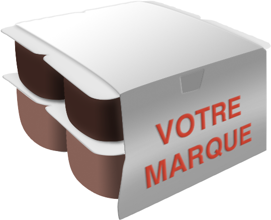 0567 Mousses Panachees 8x60g 4processblue2018 03 20t15 (800x800), Png Download