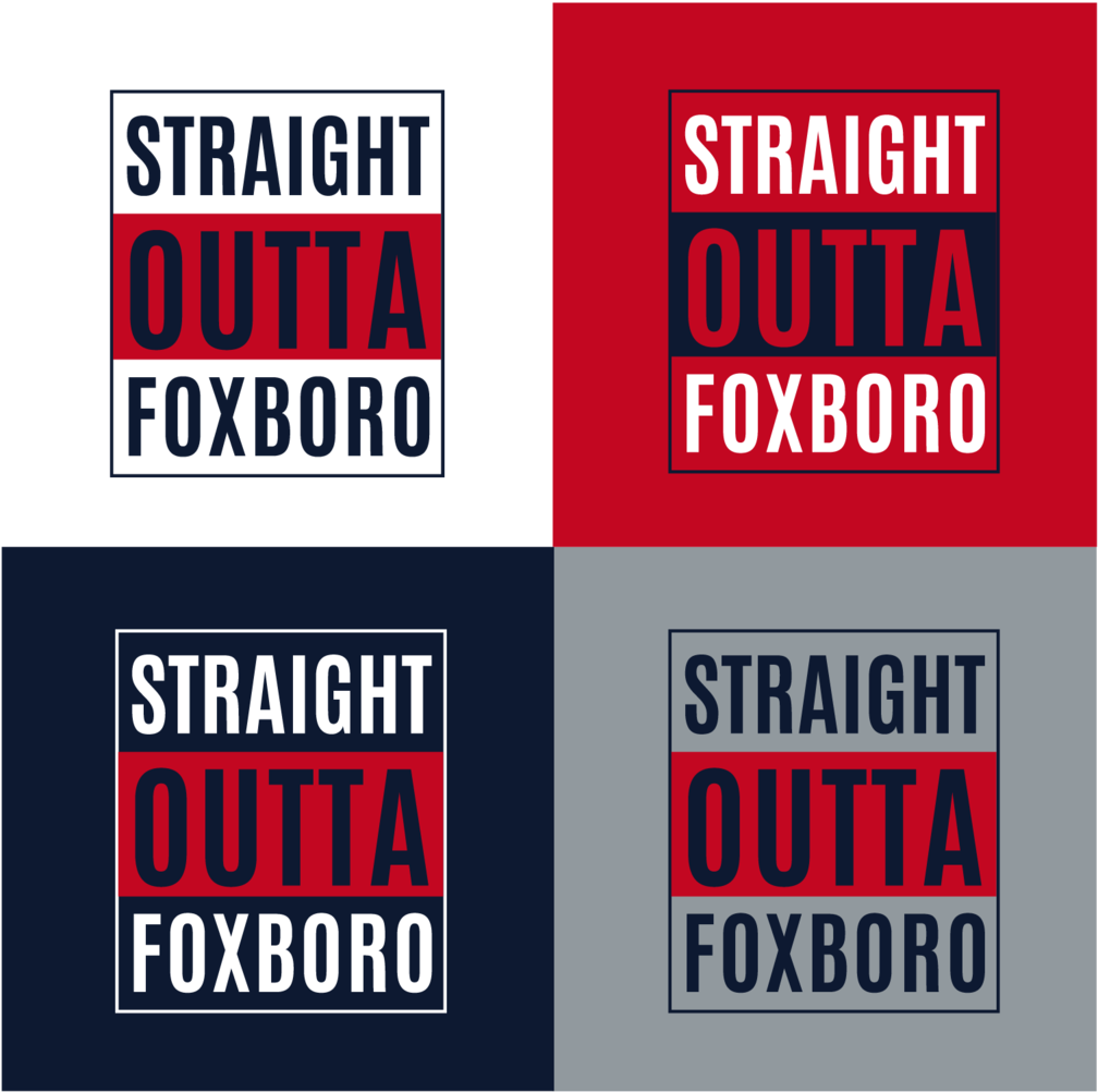 Straight Outta Foxboro $34 (1024x1024), Png Download