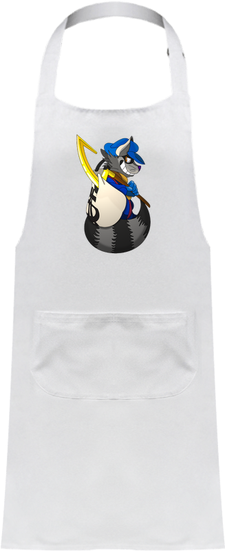 Tablier Enfant Avec Poche Sly Cooper Par La Taverne (690x850), Png Download