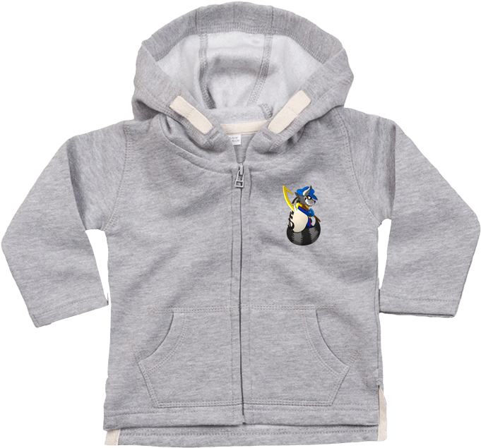 Sweat Bébé Zippé À Capuche Sly Cooper Par La Taverne (690x850), Png Download