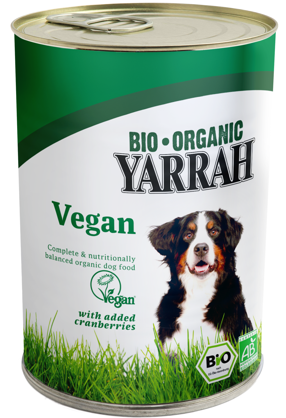 Yarrah Canned Vega Dog Food Grain-free With Cranberries (1181x1654), Png Download