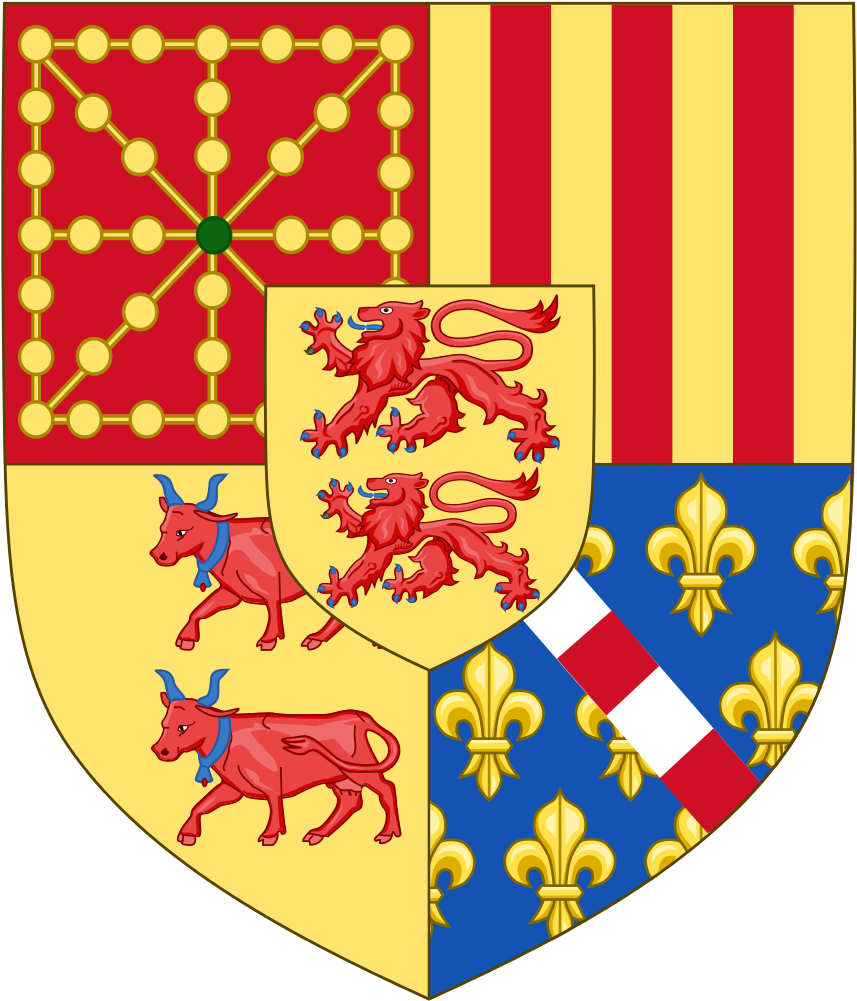 Royal Lesser Arms Of Navarre (861x1024), Png Download