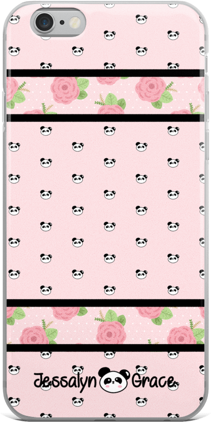 Jessalyn Rose Panda Iphone Case (1000x1000), Png Download