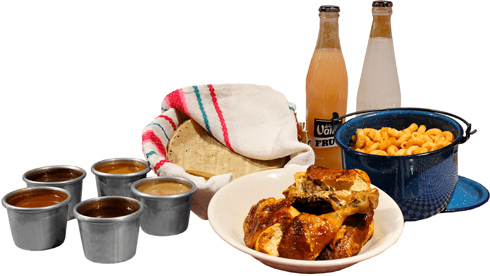 Combo Amigos Amado Pollo Piezas De Pollo Rostizado (1000x564), Png Download