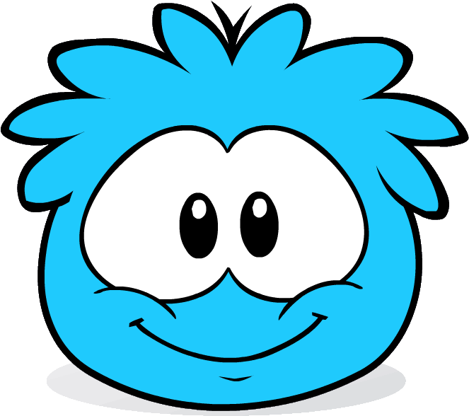 Blue Puffle New (675x608), Png Download